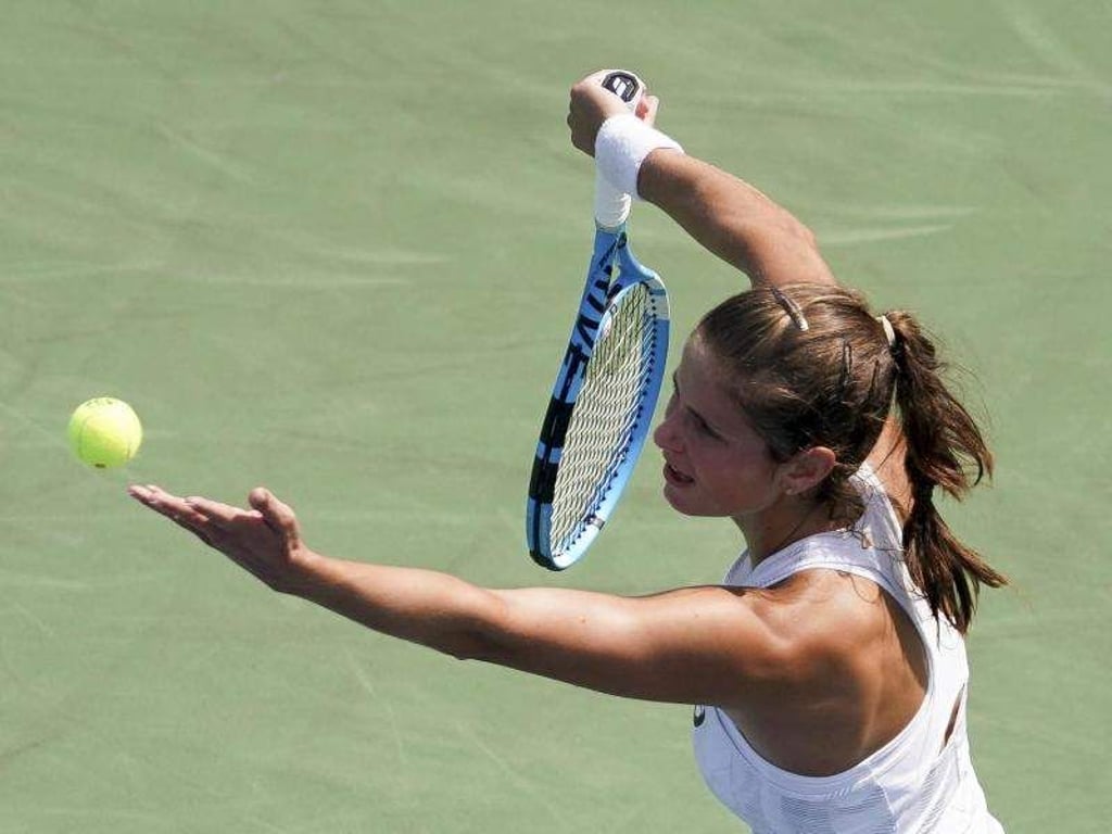 Die Nummer neun der Tennis-Welt: Julia Görges. Foto: John Minchillo/AP