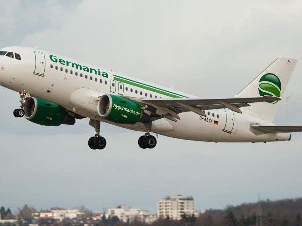 Germania ist eine deutsche Fluggesellschaft mit einer mehr als 30-jährigen Geschichte. Foto: Christoph Schmidt