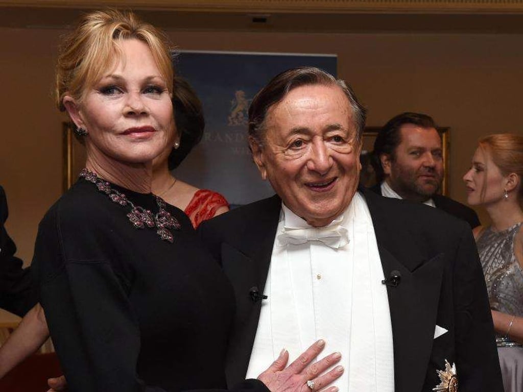 Die US-amerikanische Schauspielerin Melanie Griffith und Richard Lugner. Foto: Herbert P. Oczeret, APA