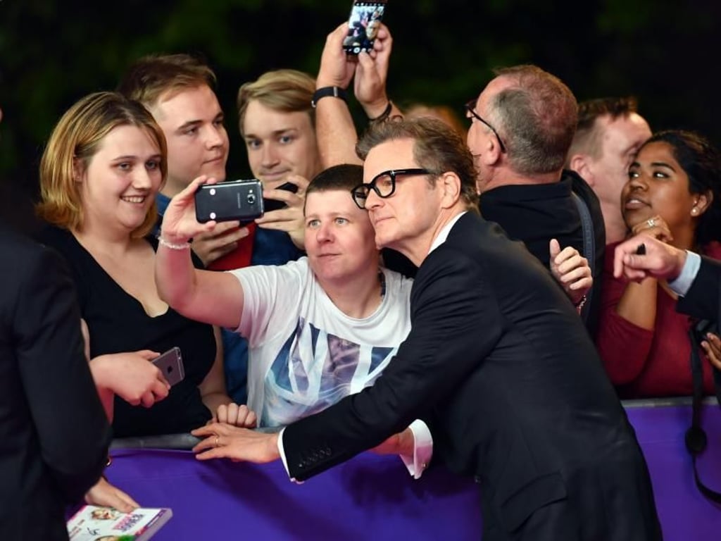 Ein Moment mit Colin Firth für die Ewigkeit. Foto: Jens Kalaene