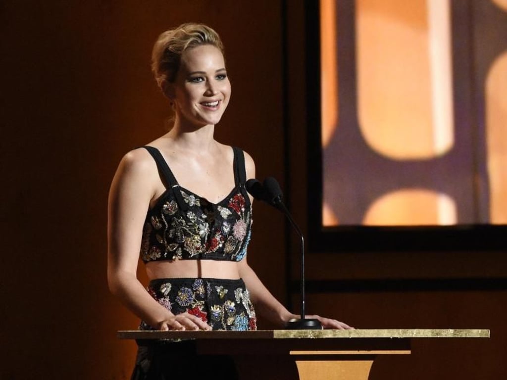 Schauspielerin Jennifer Lawrence bei der 9. Verleihung der Governors Awards. Foto: Chris Pizzello