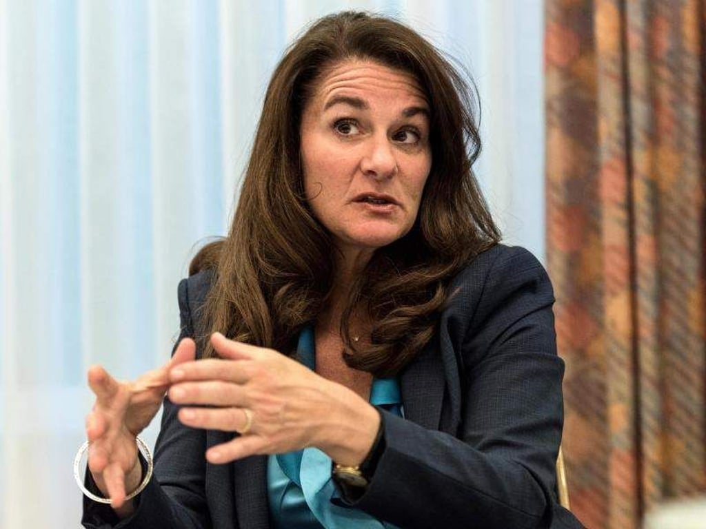 Melinda Gates 2015 in Stuttgart. Foto: Patrick Seeger