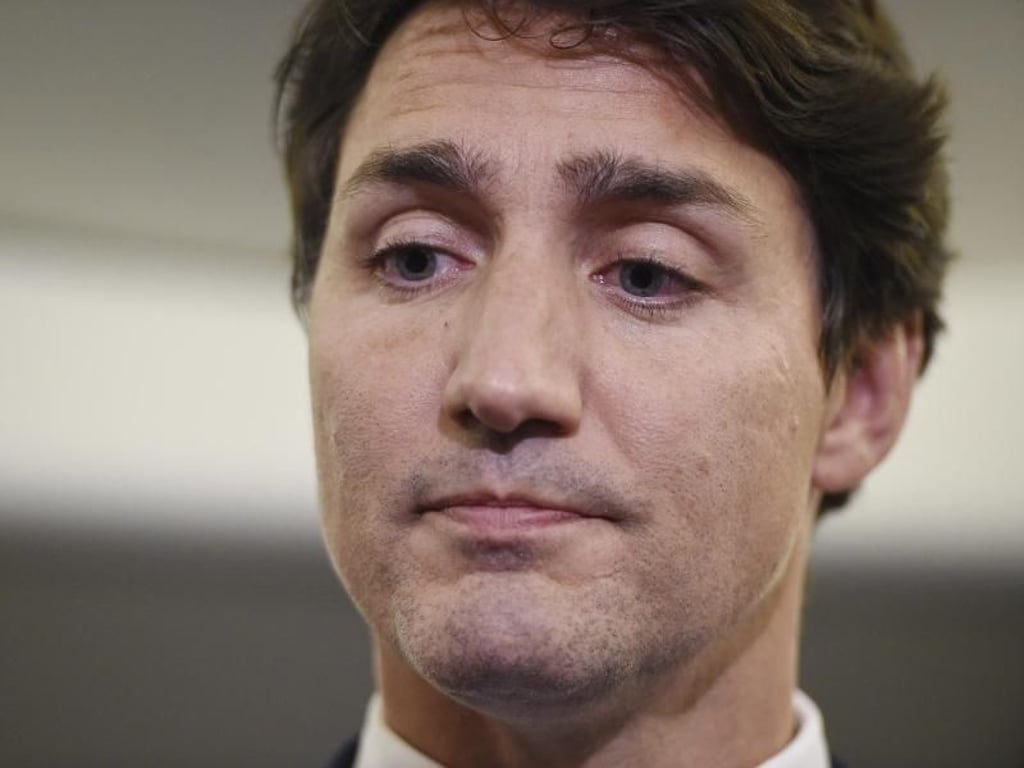 «Erkenne jetzt, dass es etwas Rassistisches war» - Premier Justin Trudeau gerät durch die Veröffentlichung in Bedrängnis. Foto: Sean Kilpatrick/The Canadian Press/AP