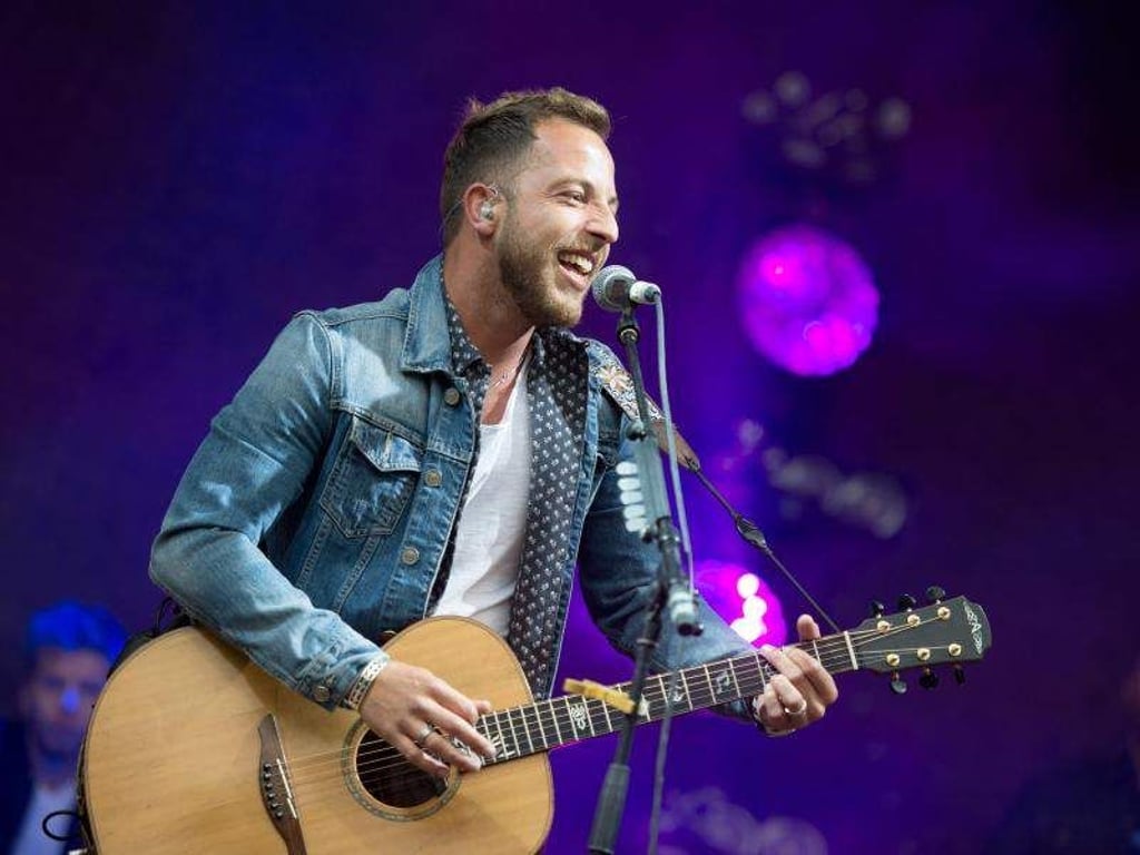 James Morrison in Aktion. Foto: Daniel Reinhardt