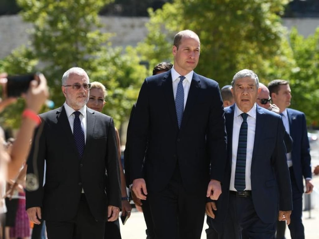 Prinz William besucht die Holocaust-Gedenkstätte Yad Vashem. Foto: Joe Giddens/PA Wire