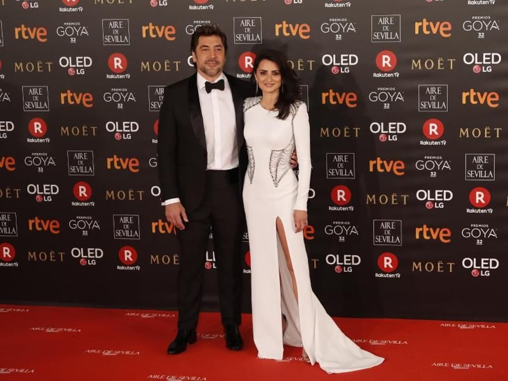 Penélope Cruz und Antonio Bardem, bei den Goya Awards. Foto: Manu Reino