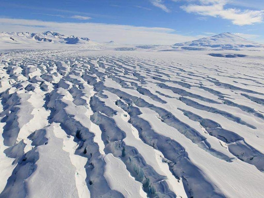 Die Antarktis umfasst die um den Südpol liegenden Land- und Meeresgebiete. Foto: Yonhap News Agency/epa