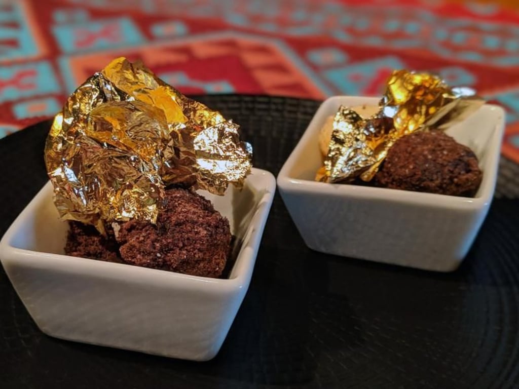Trüffel mit Blattgold im Szenerestaurant «5 A Soba»: Belgrad gibt sich an manchen Orten mondän. Foto: Laura Lewandowski