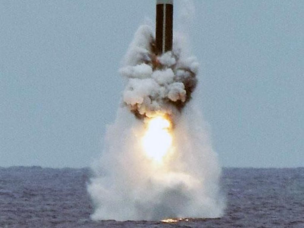 Raketenabschuss von einem amerikanischen U-Boot der Ohio-Klasse. Foto: John Kowalski/US Navy