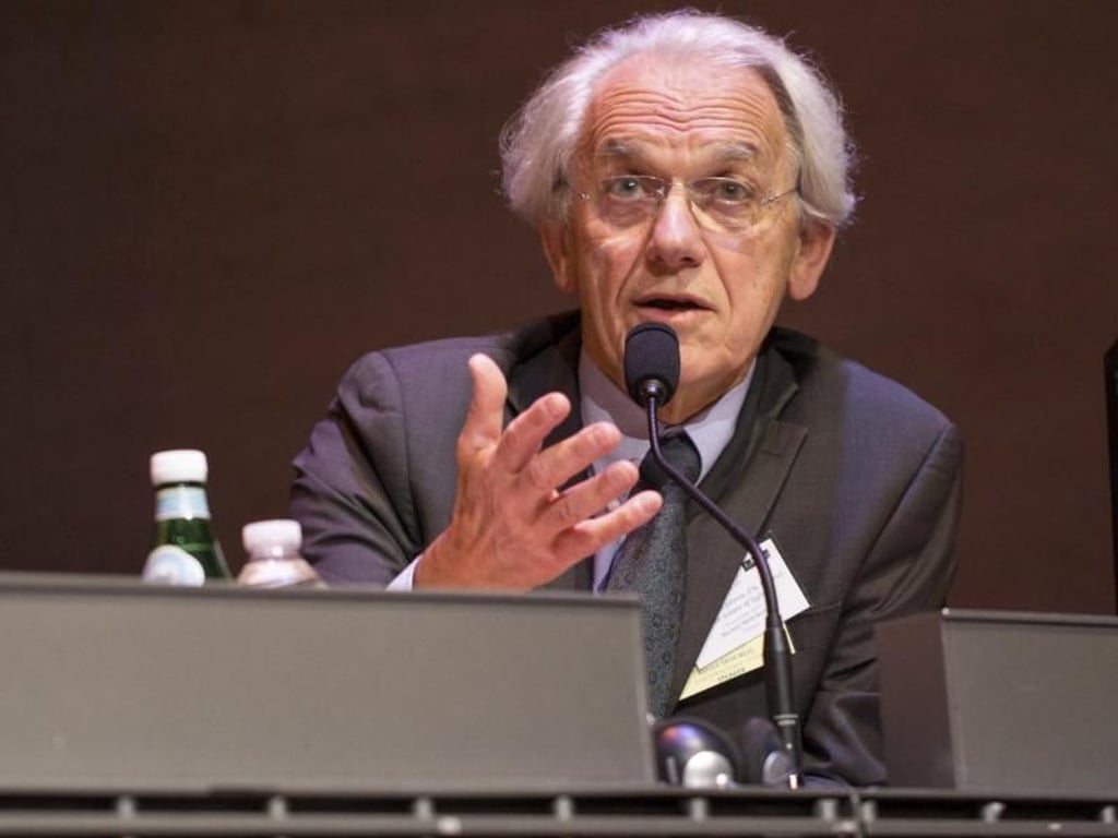 Einer der Preisträger: Gerard Mourou. Foto: Jeremy Barande/Ecole Polytechnique/AP