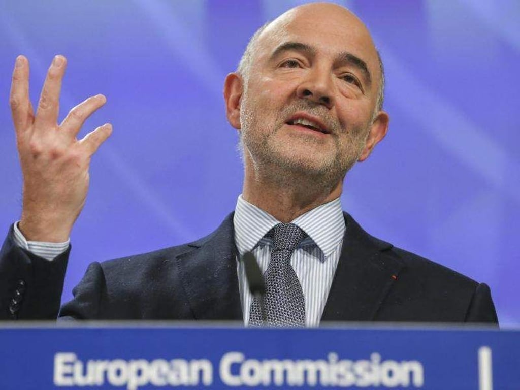 EU-Wirtschaftskommissar Pierre Moscovici. Foto:
Ye Pingfan/XinHua/dpa