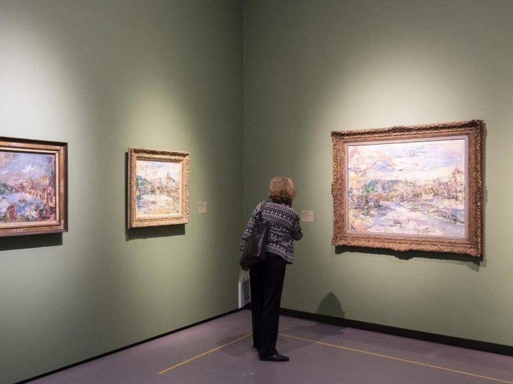 Blick in die Kokoschka-Ausstellung in Zürich. Foto: Ennio Leanza/Keystone