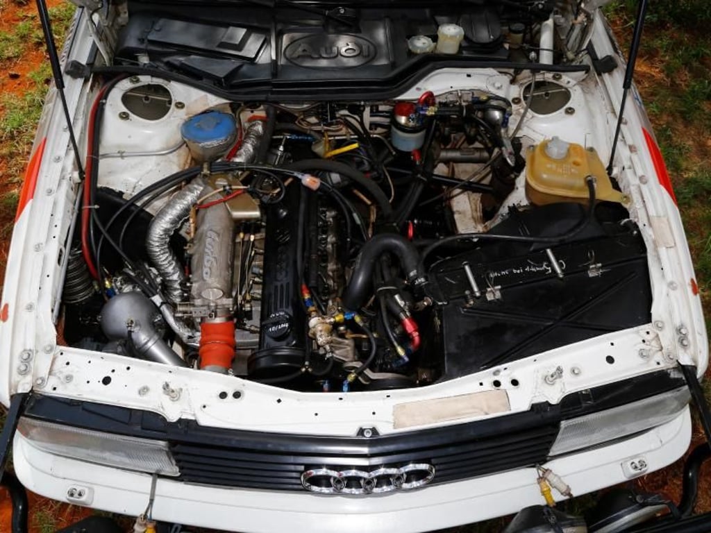 «Der 200er war das schnellste und stabilste Auto, das wir damals hatten. Perfekt also als Basis für einen Rallyewagen», sagt ein Beteiliger des Projekts über die Serienbasis. Foto: McKlein/Audi AG