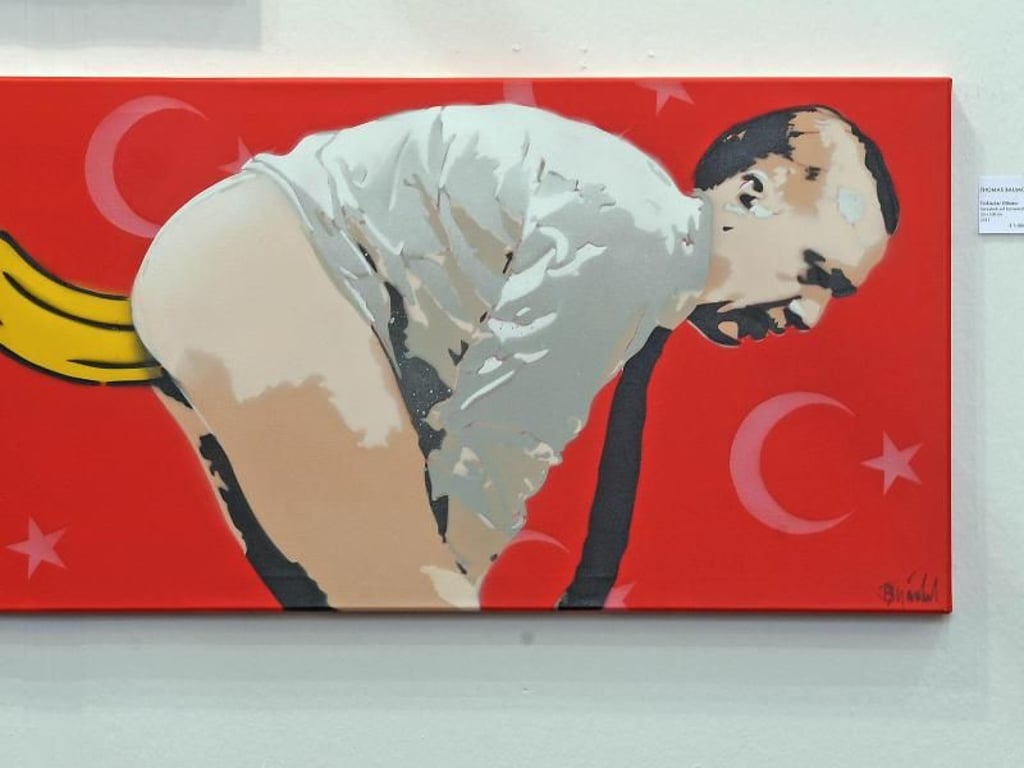 «Türkischer Diktator» von Thomas Baumgärtel aus dem Jahr 2017. Foto: Uli Deck