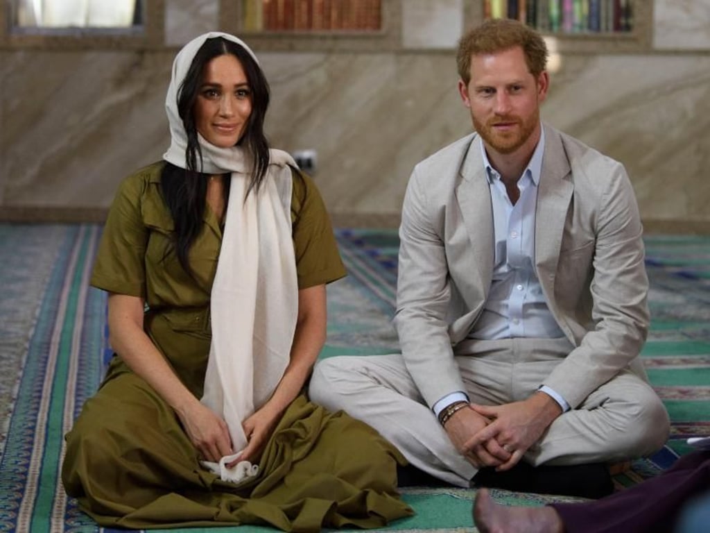 Prinz Harry und Herzogin Meghan besuchen die Auwal-Moschee. Foto: Tim Rooke/PA Wire