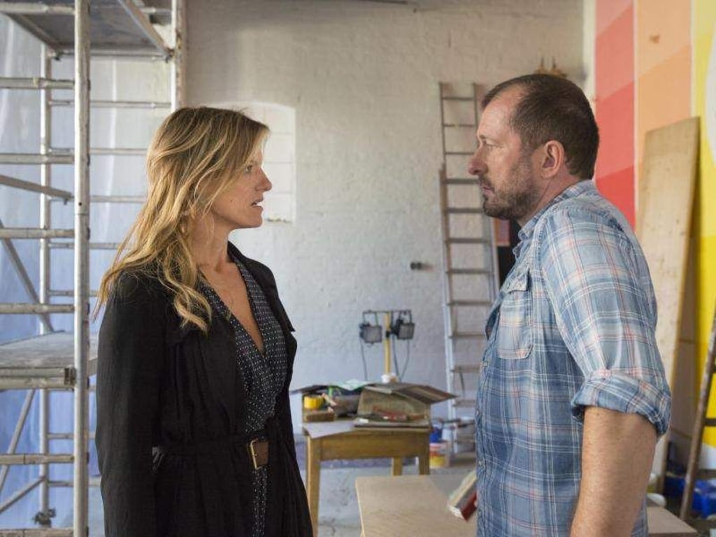 Maja (Janna Striebeck) und ihr Mann Florian (Martin Lindow) geraten in Streit. Foto: ZDF/Georges Pauly