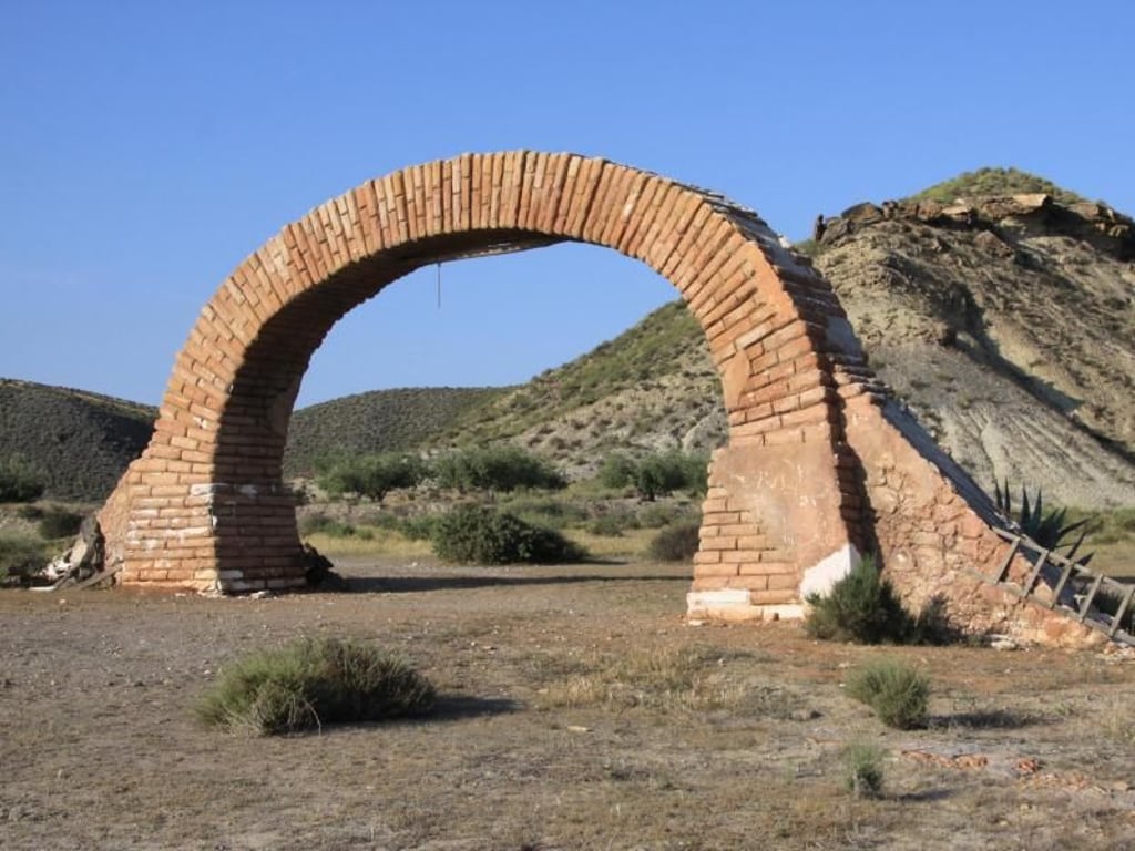 Bekannte Kulisse: Hier hing der Galgen in «Spiel mir das Lied vom Tod» in der Wüste von Tabernas. Foto: Manuel Meyer