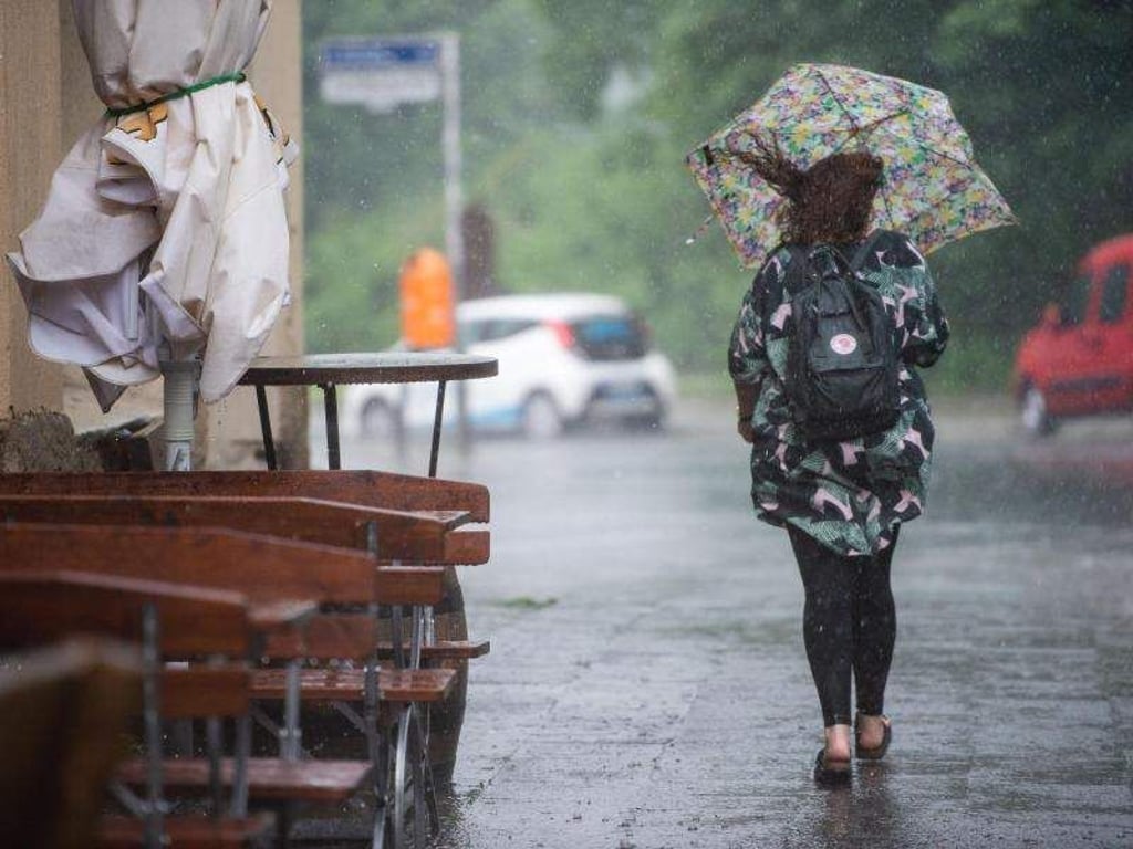 Gewitter in Berlin: Das Wetter über Pfingsten bleibt unbeständig. Foto: Lisa Ducret