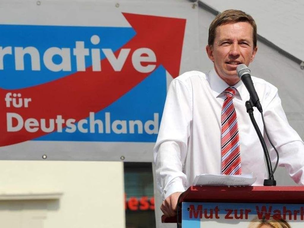 AfD-Chef Bernd Lucke war in Bremen von Vermummten angegriffen worden. Foto: Ingo Wagner/Archiv