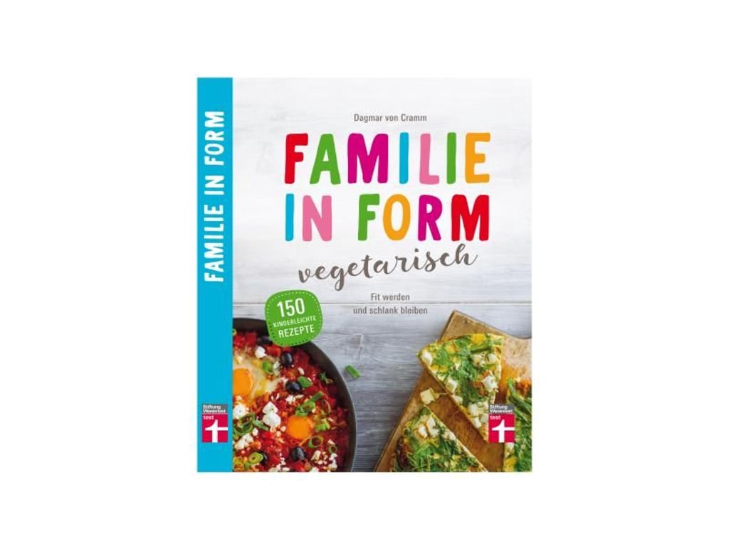 Gesunde Rezepte für die ganze Familie hat Dagmar von Cramm im Buch «Familie in Form vegetarisch» gesammelt. Erschienen bei Stiftung Warentest. Foto: Jörn Rynio/Stiftung Warentest