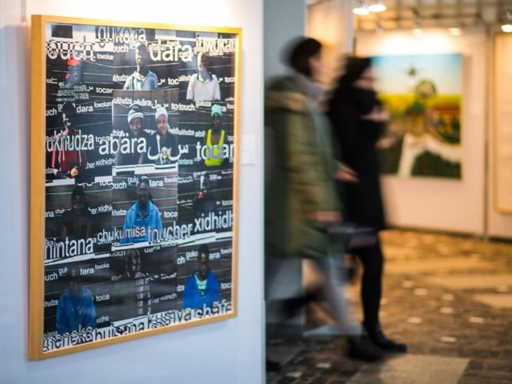 Das Kunstwerk «Touch 2015» von Berry Bickle. Foto: Andreas Arnold