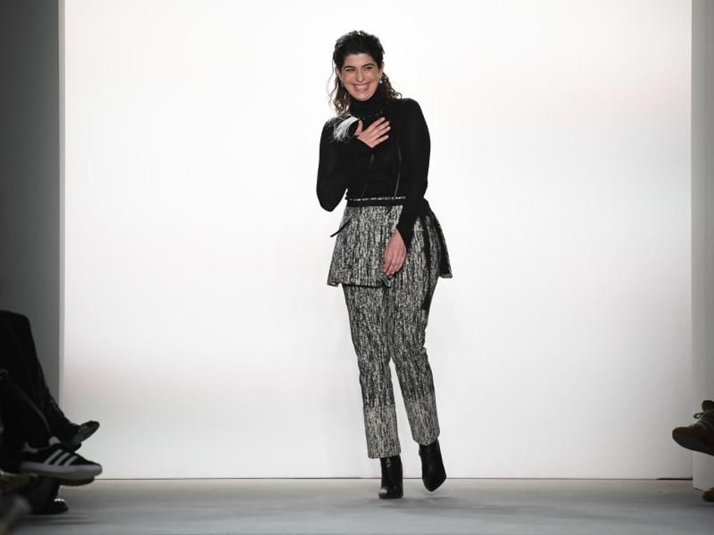 Mit der Designerin Dorothee Schumacher, deren Mode weltweit Absatz findet, startete die Berliner Fashion Week. Foto: Britta Pedersen