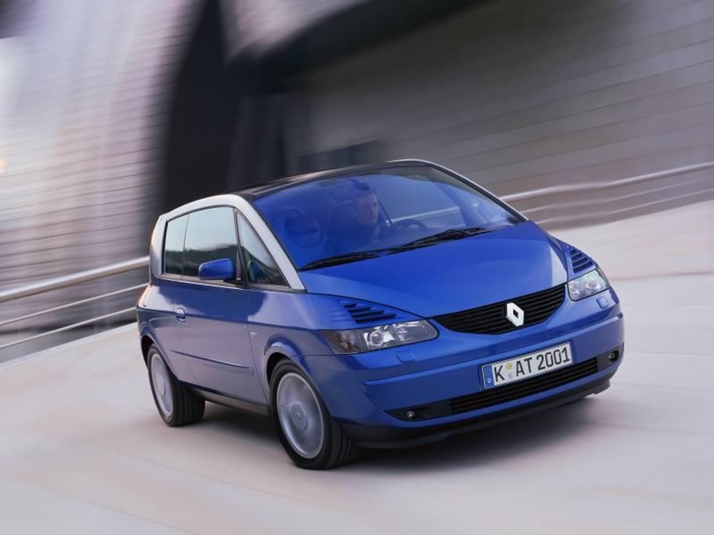 Der von 2001 bis 2003 gebaute Renault Avantime mit zwei Türen basierte auf der Großraumlimousine Espace. Foto: Renault
