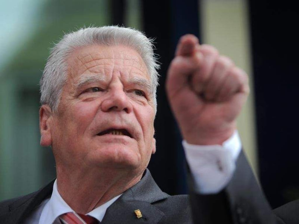 Bundespräsident Joachim Gauck war mit seinen deutlichen Äußerungen zu Russland angeckt. Foto: Fredrik von Erichsen