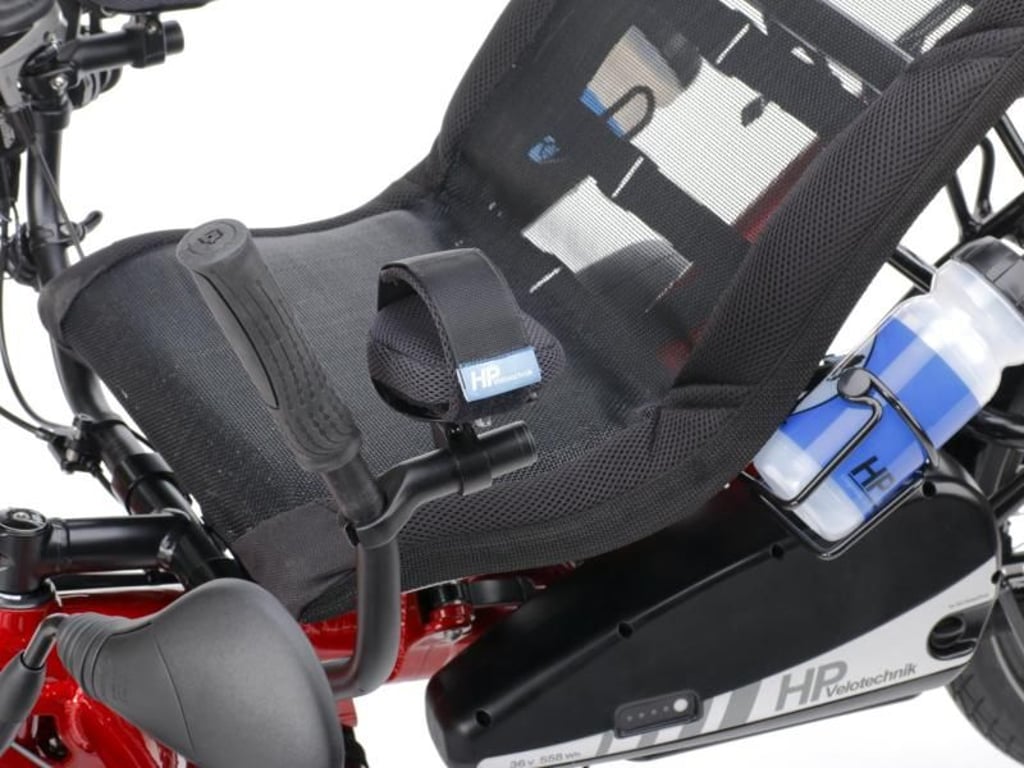 Bequeme Position: Der klassische Sattel ist bei diesem Liegedreirad einem Sitz gewichen. Foto: www.hpvelotechnik.com/www.pd-f.de