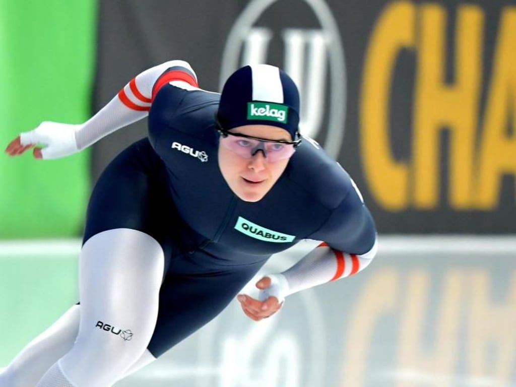 Über 500 Meter holte Vanessa Herzog bei der WM in Inzell den Sieg. Foto: Peter Kneffel