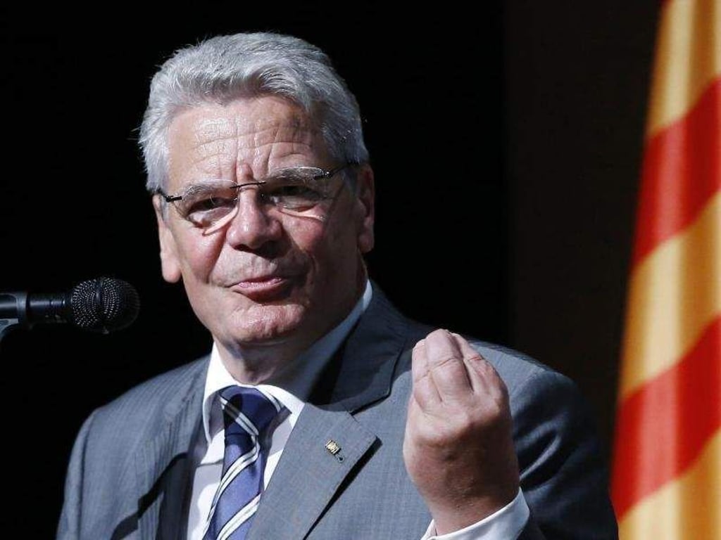 Joachim Gauck nimmt an der Jahresversammlung teil. Foto: G. Horcajuelo/Archiv