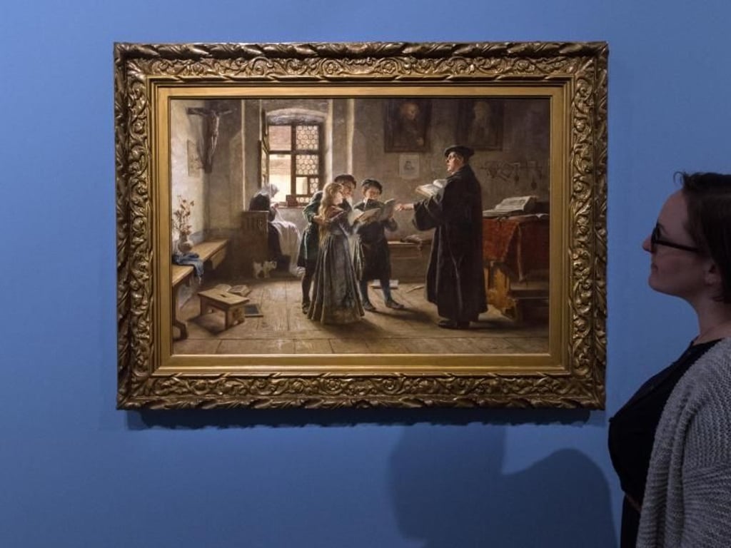 «Pfingstkonzert» (1886) von Heinrich Stelzner. Foto: Hendrik Schmidt