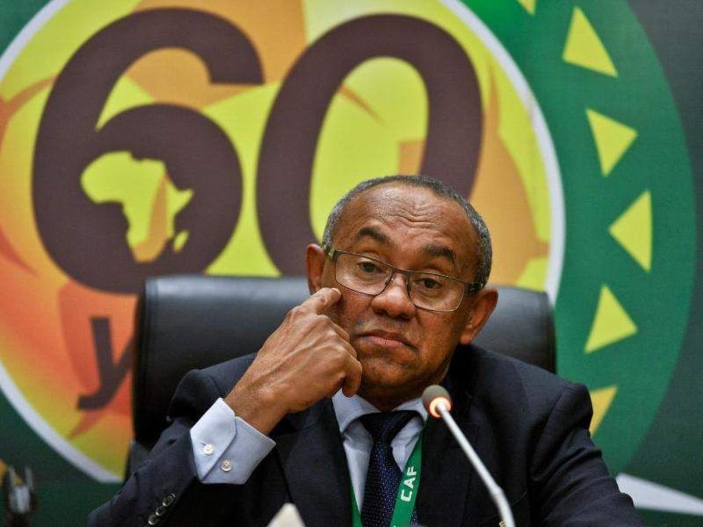 Ahmad Ahmad ist der Präsident des Afrikanischen Fußball-Verbandes (CAF). Foto: Str/AP