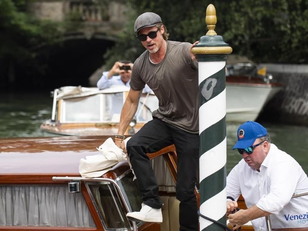 Elegant von Bord: Brad Pitt. Foto: Arthur Mola/Invision/AP