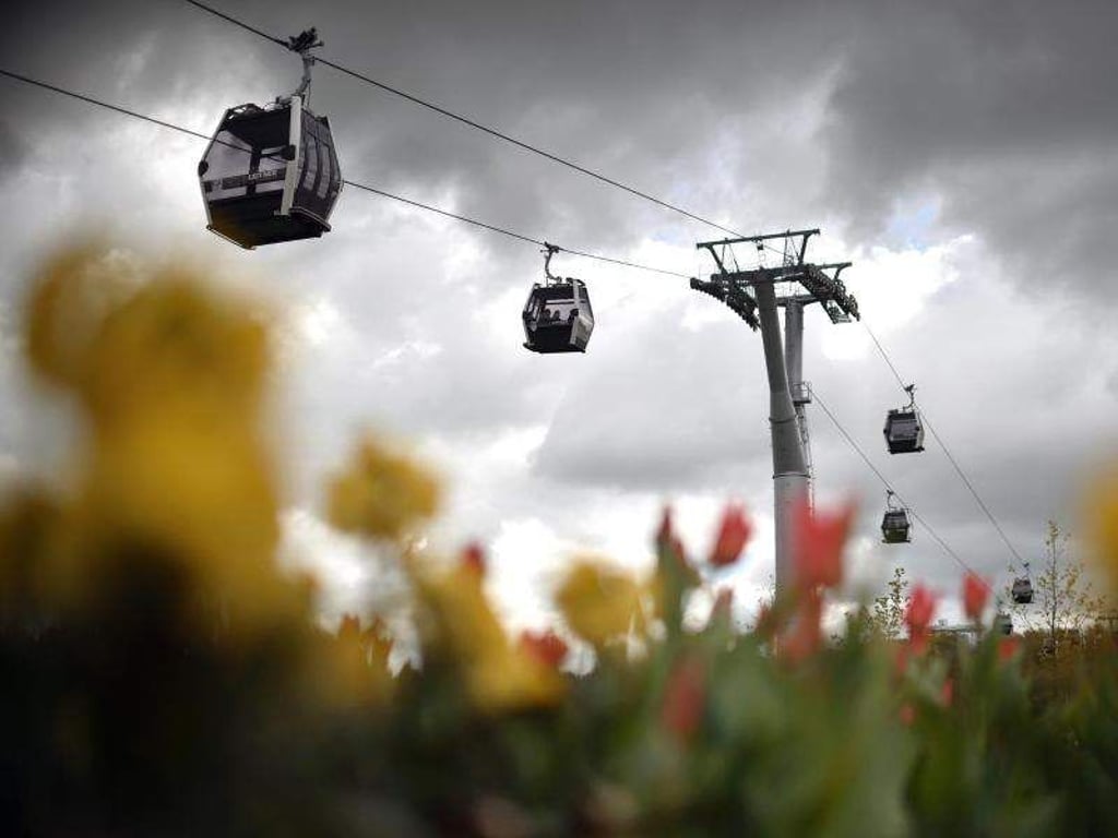 Die Kabinen-Seilbahn ist eine der großen Attraktionen der IGA. Foto: Britta Pedersen