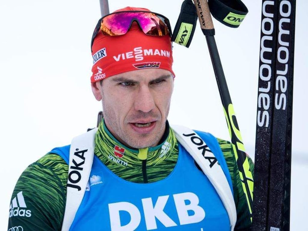 Arnd Peiffer kam im Massenstart als Dritter ins Ziel. Foto: Sven Hoppe