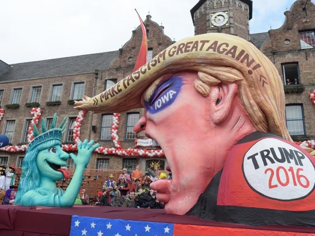 Donald Trump war auch schon im letzten Jahr ein Thema beim Karneval. Foto: Federico Gambarini