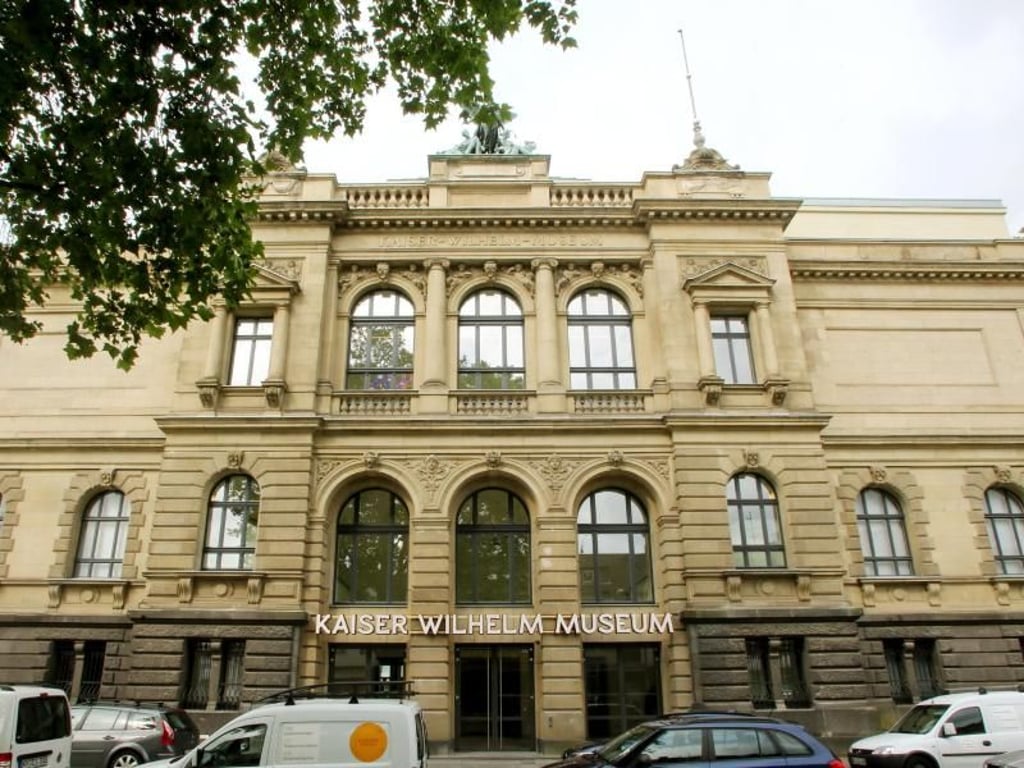 Das Foto Kaiser Wilhelm Museum erstrahlt in neuem Glanz. Foto: Roland Weihrauch