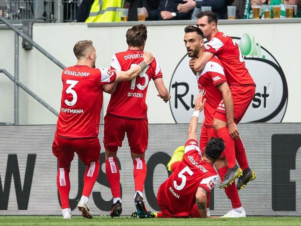 Die Fortuna gewinnt auch das Heimspiel gegen den SV Werder Bremen und mausert sich zur positiven Überraschung der Saison. Foto: M. Becker