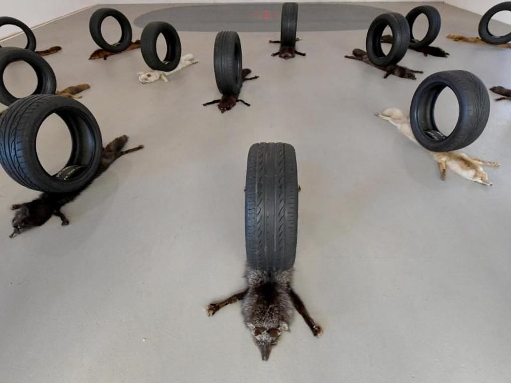 «Alles muss raus»: Eine Installation von Gilles T. Lacombe. Foto: Carsten Rehder
