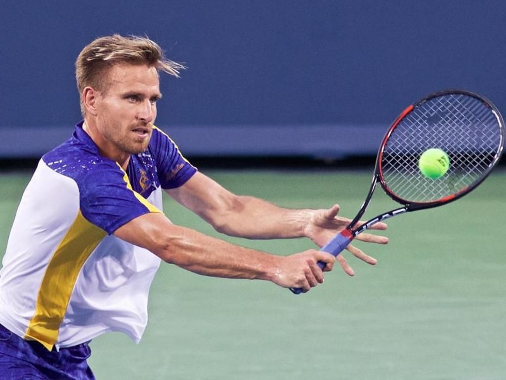 Peter Gojowcyzk ist bereits in der ersten Runde der US Open am Chilenen Nicolas Jarry gescheitert. Foto: Scott Stuart/ZUMA Wire