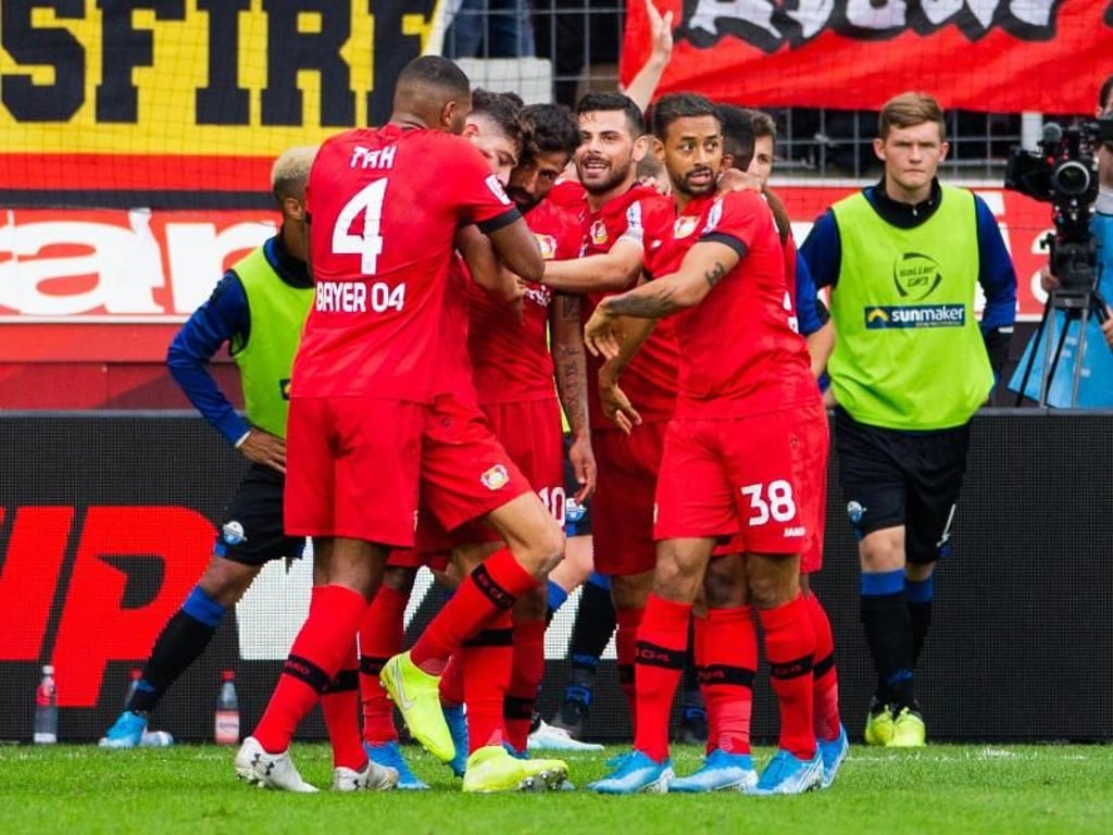 Leverkusen setzte sich nur knapp gegen den Aufsteiger aus Paderborn durch. Foto: Rolf Vennenbernd