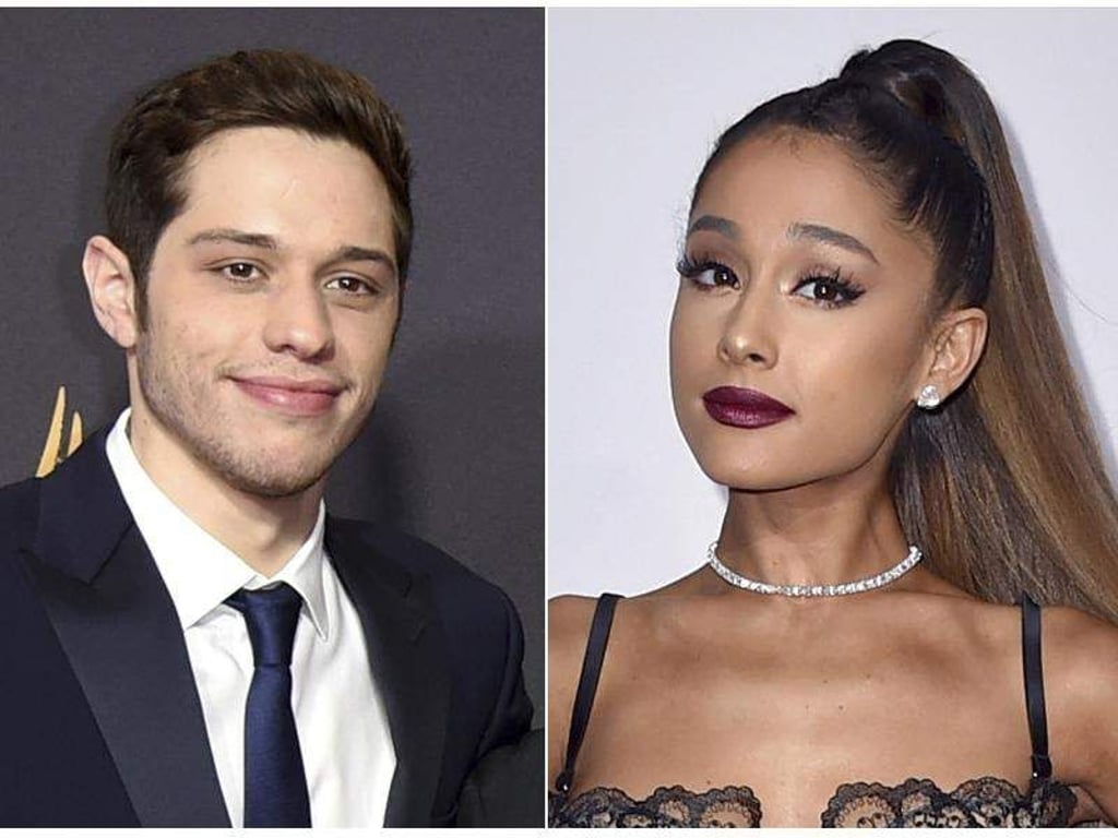 Verliebt und nun verlobt: Comedian Pete Davidson und Sängerin Ariana Grande. Foto: AP