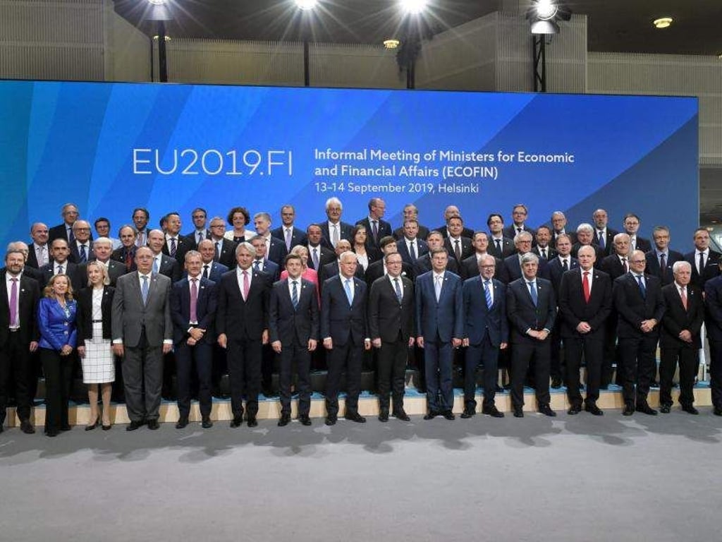 Die Wirtschafts- und Finanzminister der EU-Staaten haben sich in Helsinki mit der Eurogruppe getroffen. Foto: Emmi Korhonen/Lehtikuva