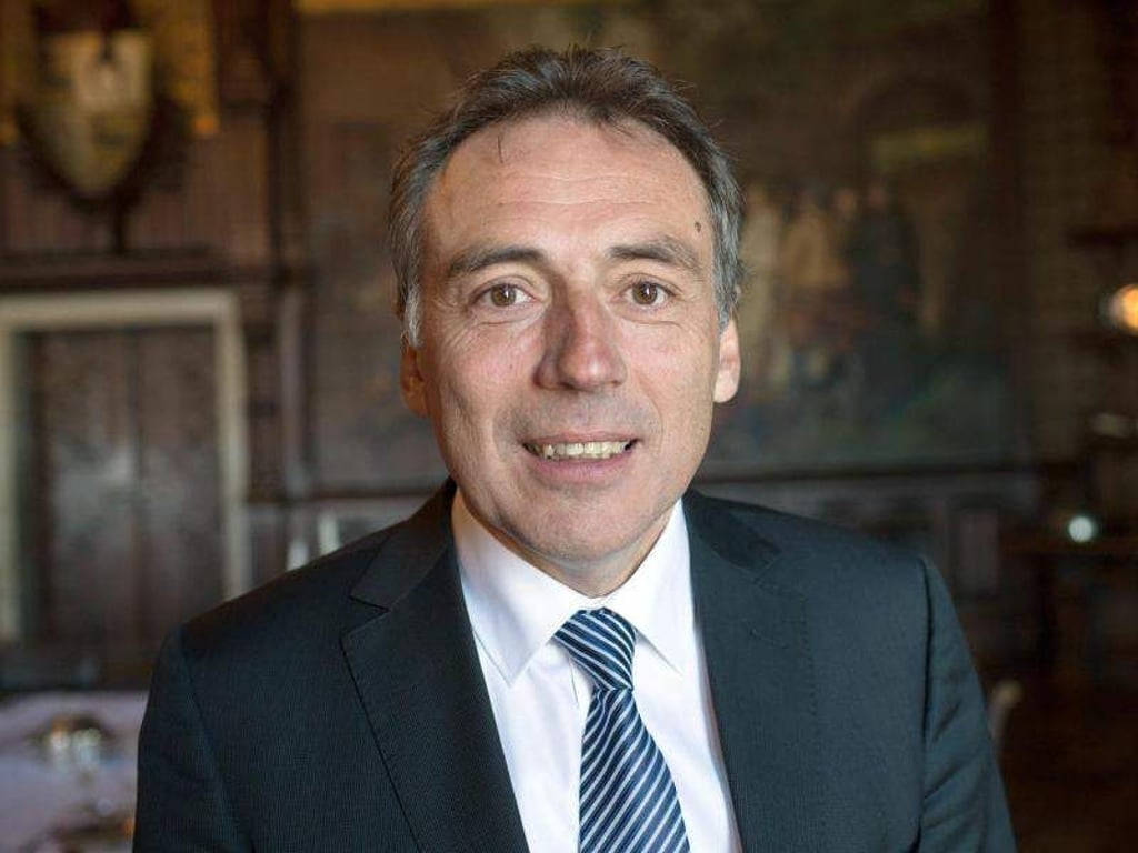 Peter Gaffert (parteilos), Bürgermeister der Harzstadt Wernigerode. Foto: Jens Wolf/Archiv