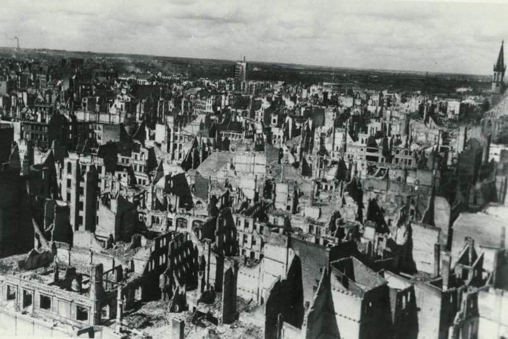 Magdeburg nach 16. Januar 1945 Krieg Zerstörung