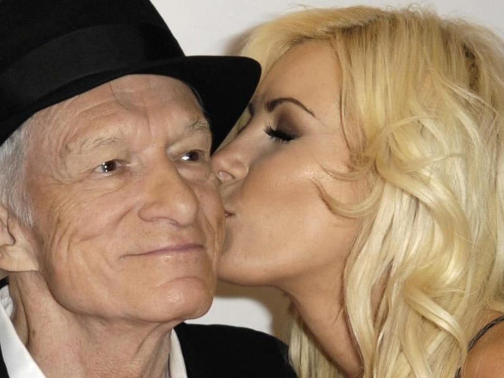 Hugh Hefner und Crystal Harris haben an Silvester 2012 geheiratet. Foto: Warren Toda