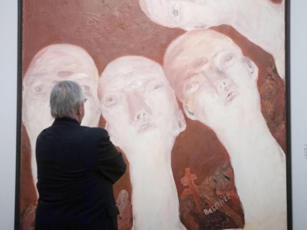 «Oberon (1. Orthodoxer Salon 64 - E. Neijsvestnij)» des Künstlers Georg Baselitz aus den Jahren 1963/64. Foto: Marijan Murat
