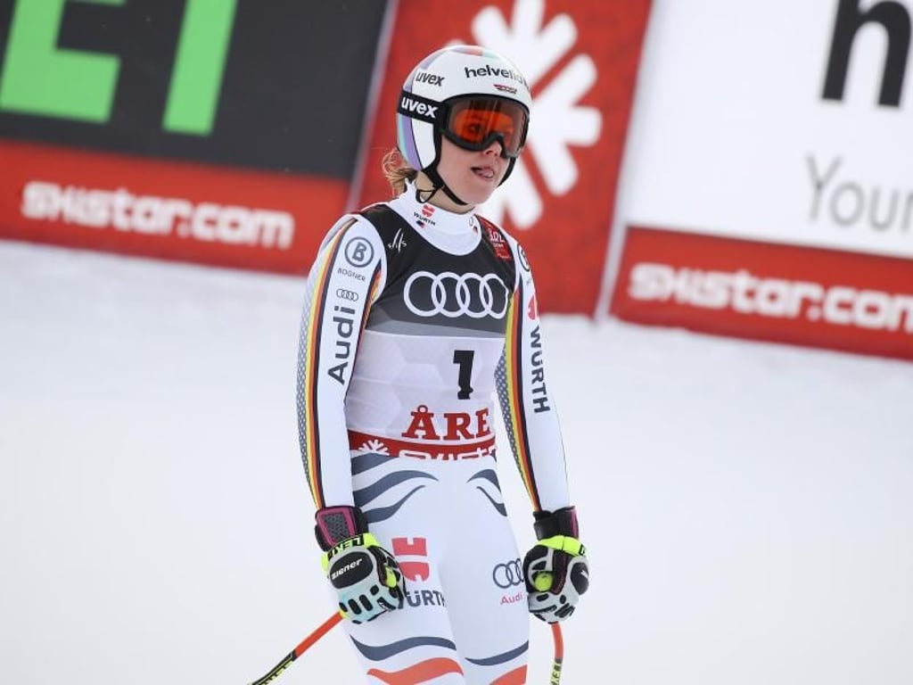 Viktoria Rebensburg belegte in der Abfahrt Rang elf. Foto: Marco Trovati/AP
