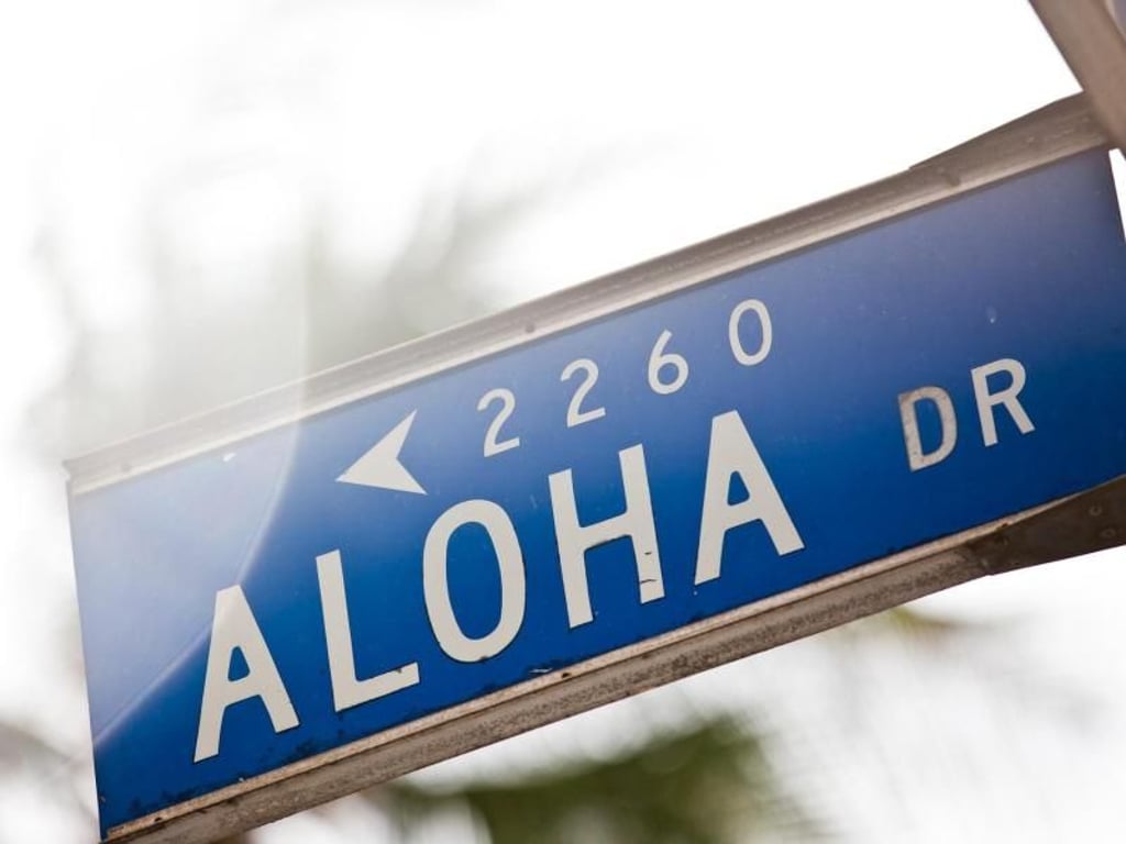 Aloha überall: Selbst Straßen auf Hawaii sind so benannt. Foto: Hawaii Tourism Authority/Tor Johnson